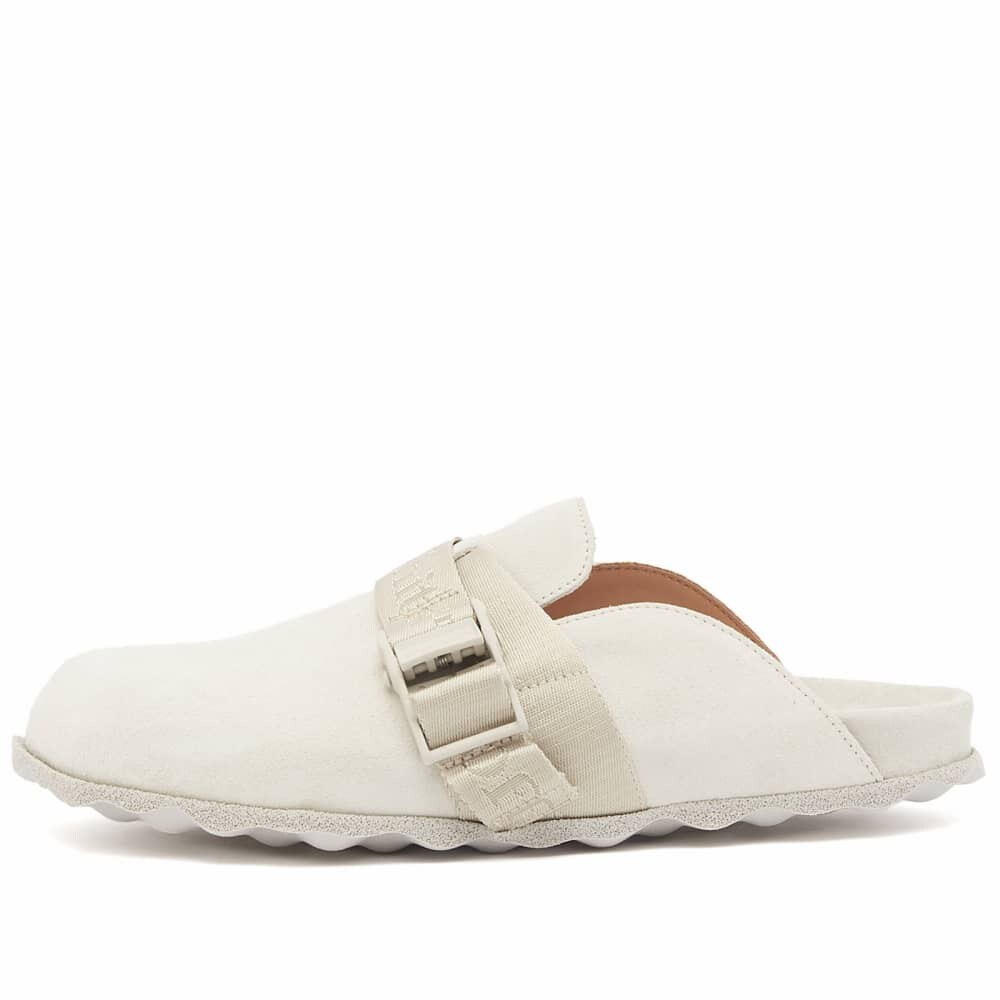 

Мюли Off-White в стиле индустриальный с поясом, бежевый
