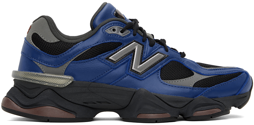 Синие и черные кроссовки 9060 New Balance, цвет Blue agate