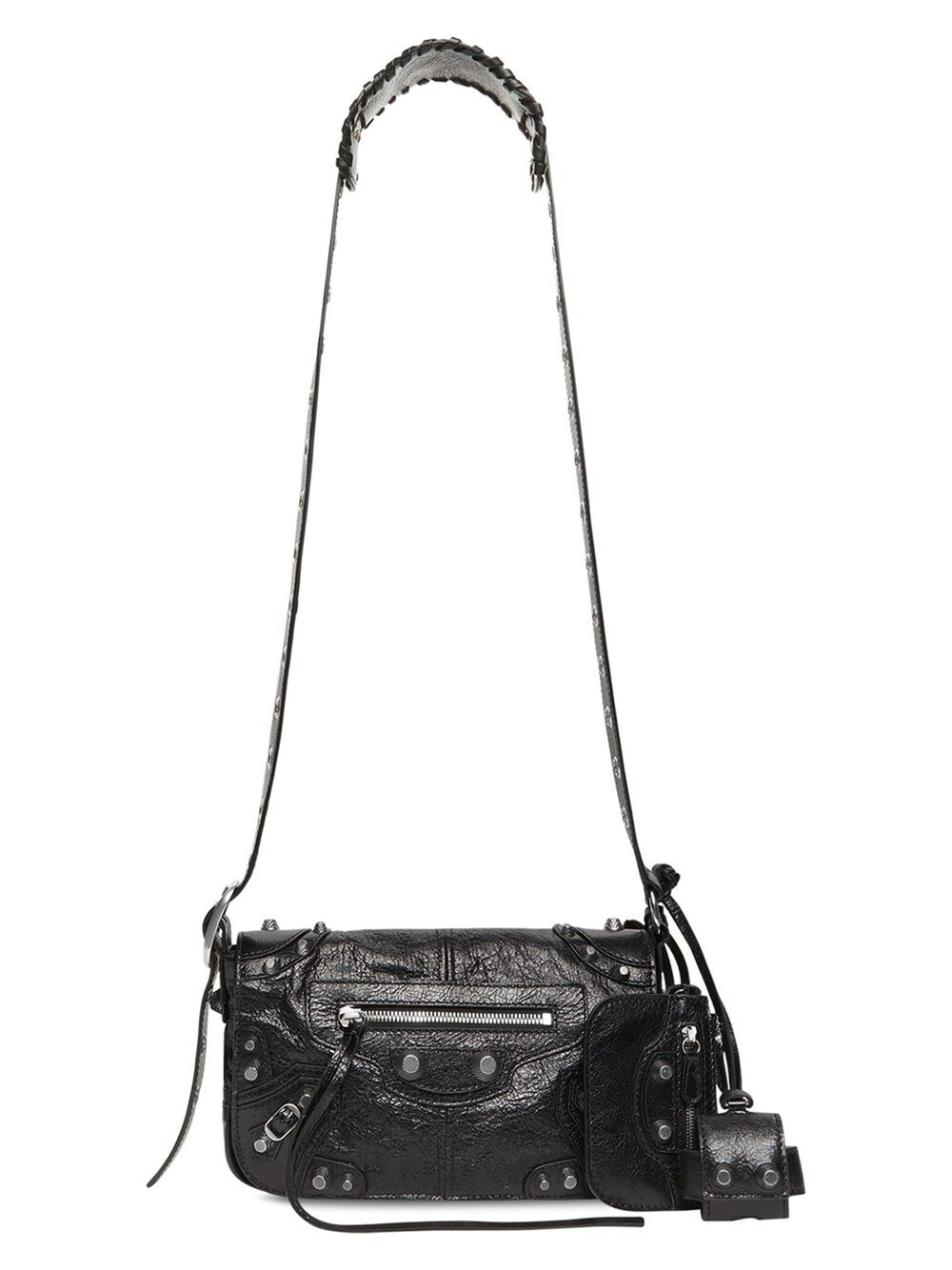 

Мужская сумка Le Cagole XS с клапаном Balenciaga, черный