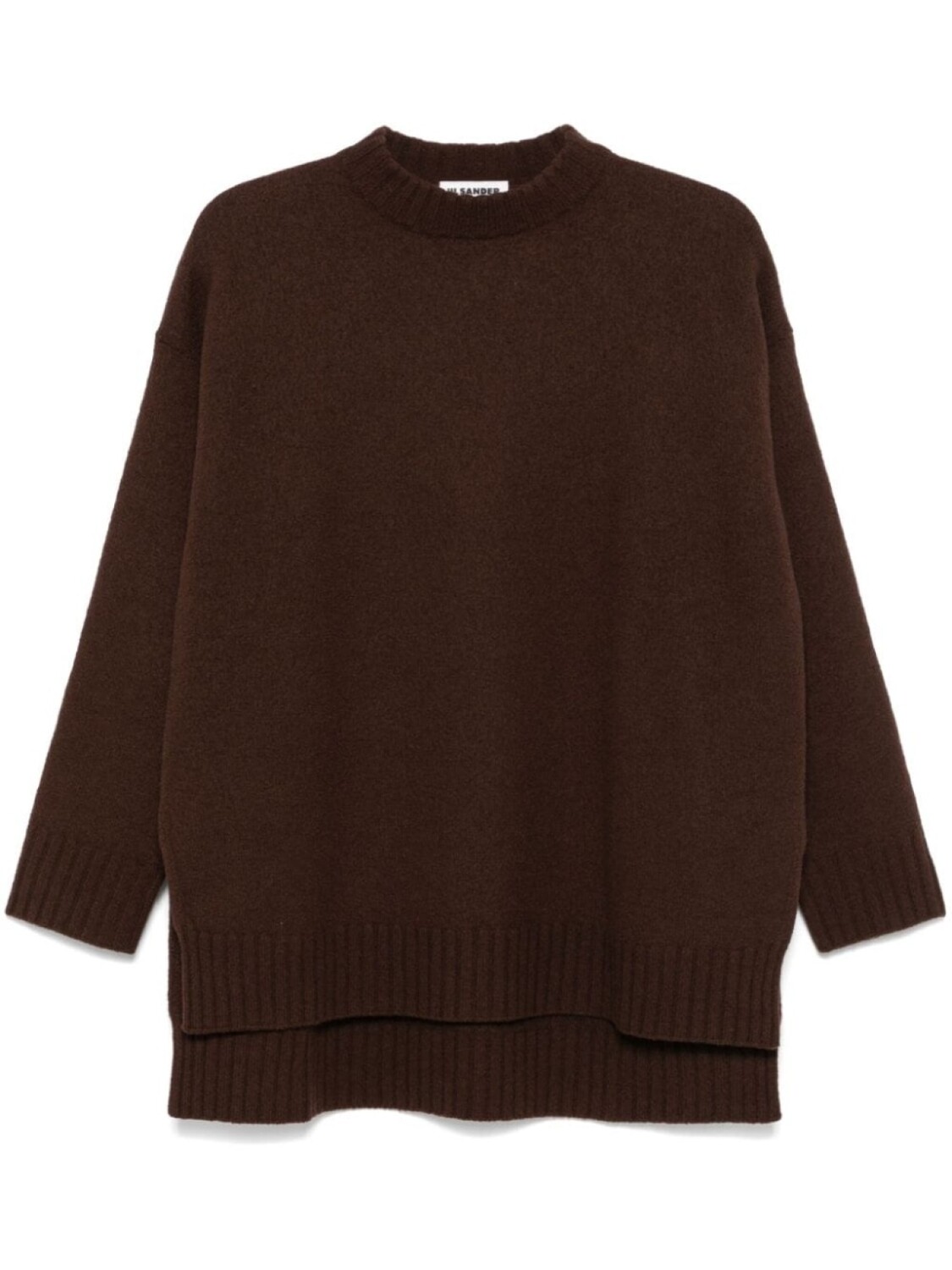 

Jil Sander джемпер с круглым вырезом, коричневый