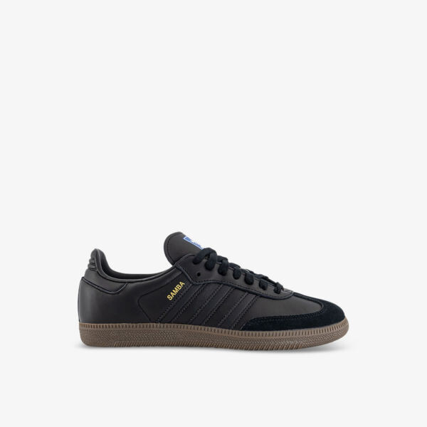 

Кожаные низкие кеды samba og с логотипом Adidas, черный