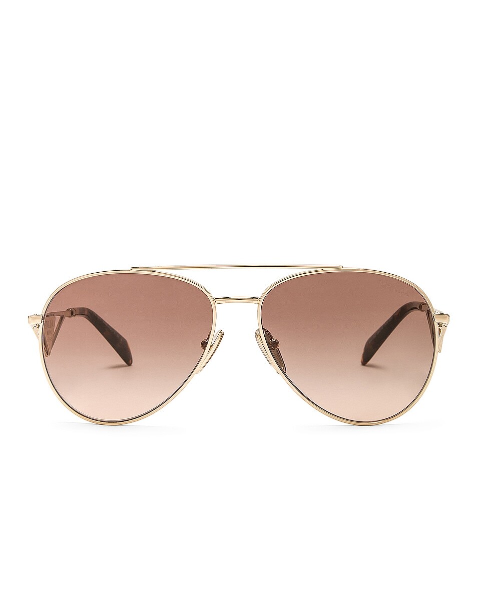 

Солнцезащитные очки Prada Aviator Sunglases, золотой