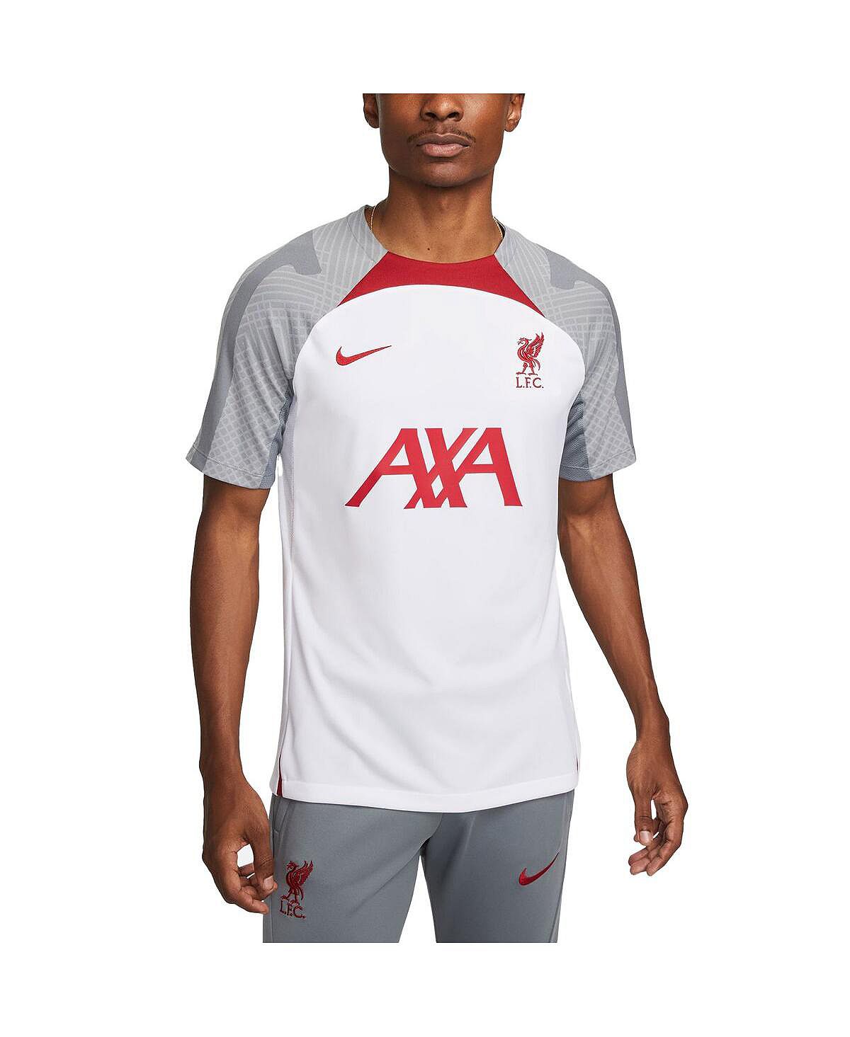 цена Мужская белая тренировочная футболка Liverpool Strike Nike