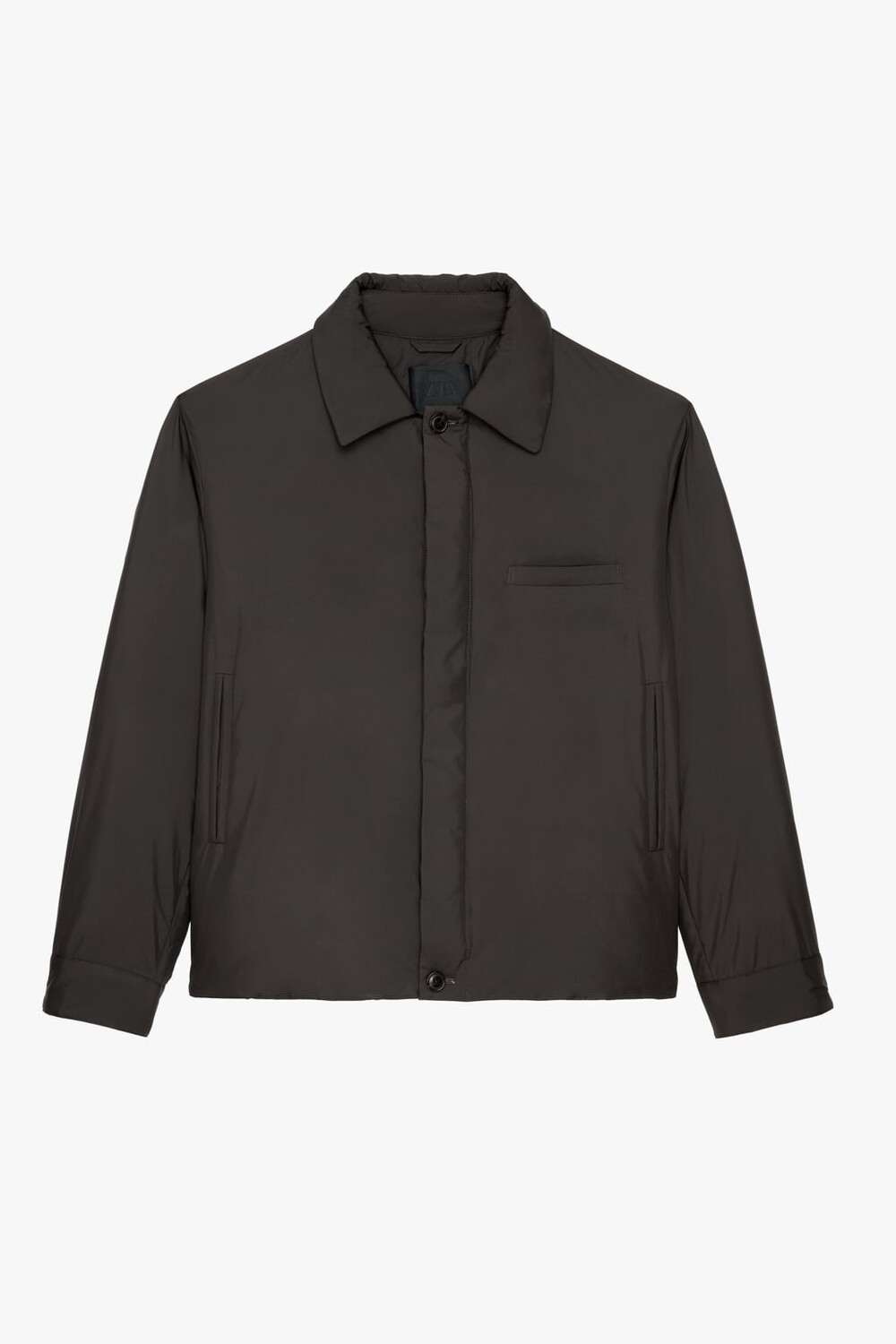 

Пуховик ограниченный выпуск ZARA, серый