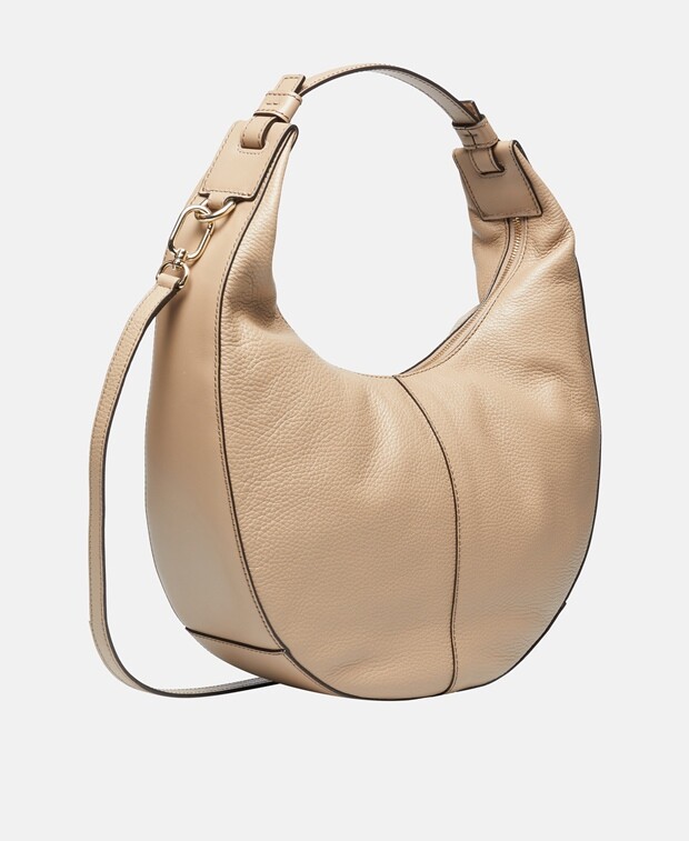 

Кожаная сумка через плечо Furla, серо-коричневый