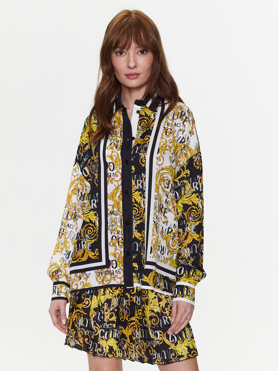 

Рубашка стандартного кроя Versace Jeans Couture, черный