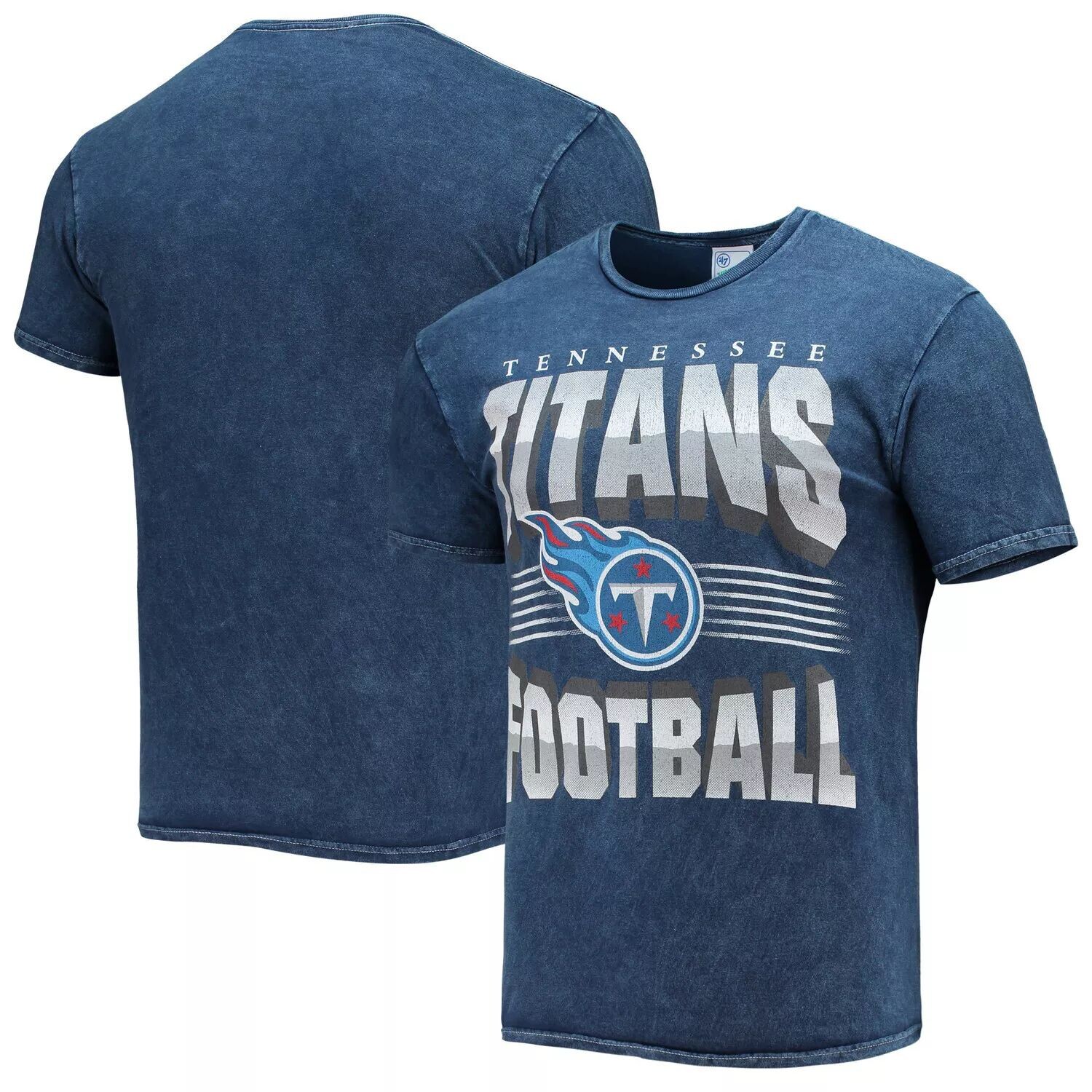 

Мужская темно-синяя футболка Tennessee Titans Rocker Vintage Tubular '47, Синий
