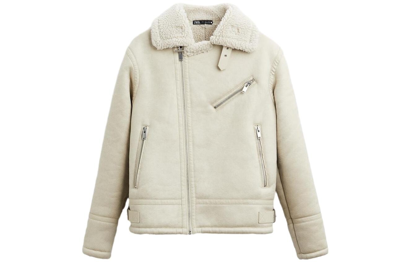 

Куртка мужская белая Zara, белый