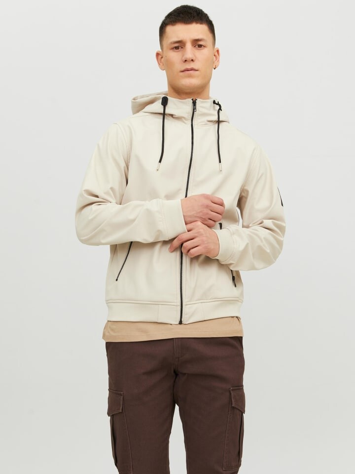 

Куртка Jack & Jones miKapuze Trekking Outdoor Blouson JJEBASIC, песочный