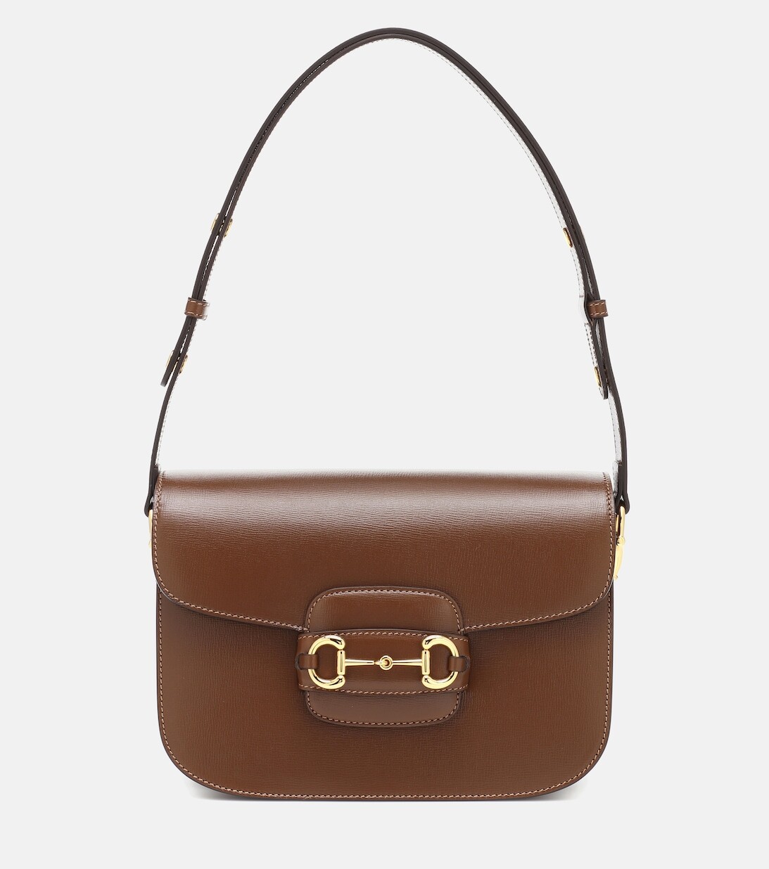

Кожаная сумка через плечо Gucci Horsebit 1955 года Gucci, коричневый