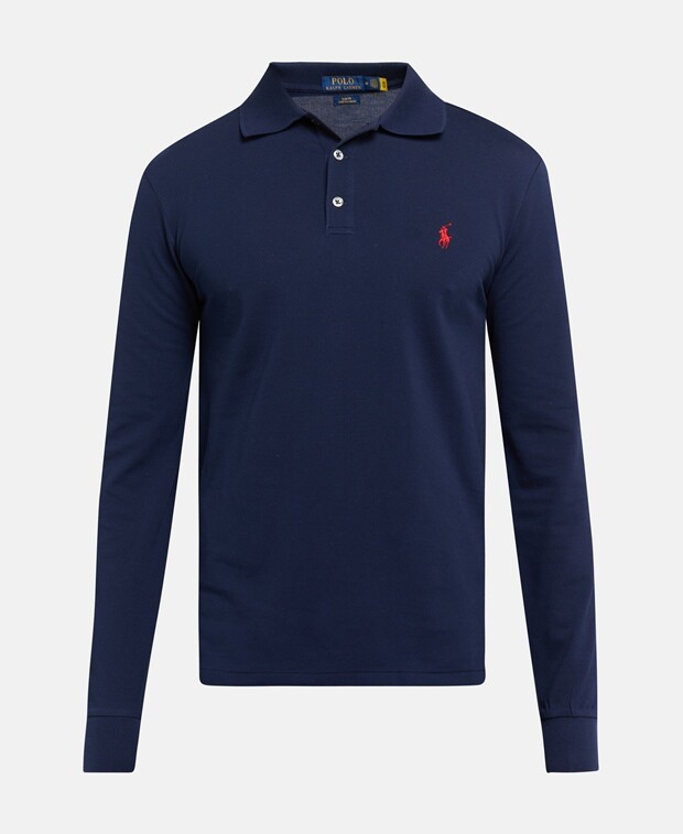 

Рубашка-поло с длинными рукавами Polo Ralph Lauren, цвет Royal Blue