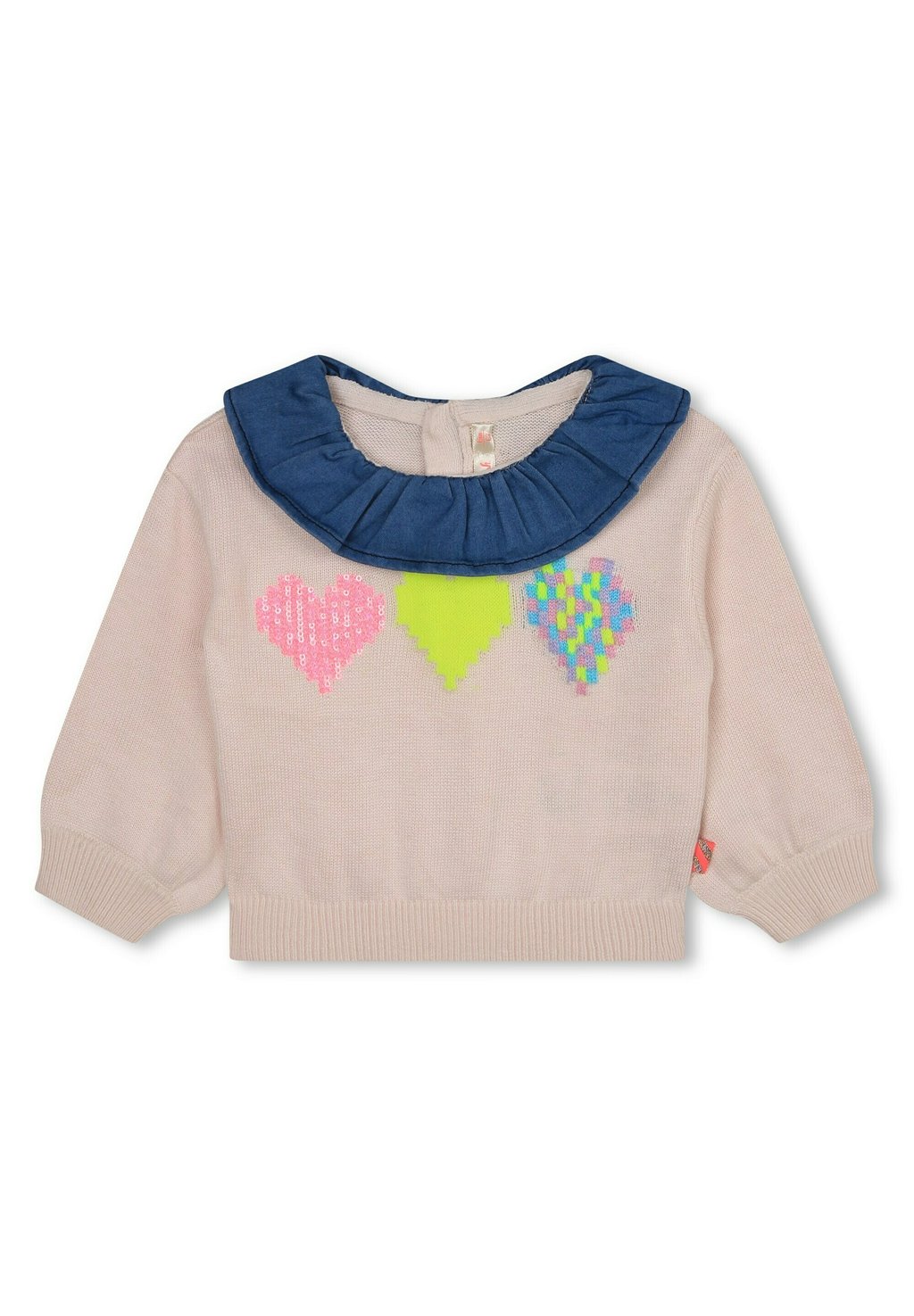 Вязаный свитер WITH HEARTS Billieblush, цвет rosee du matin