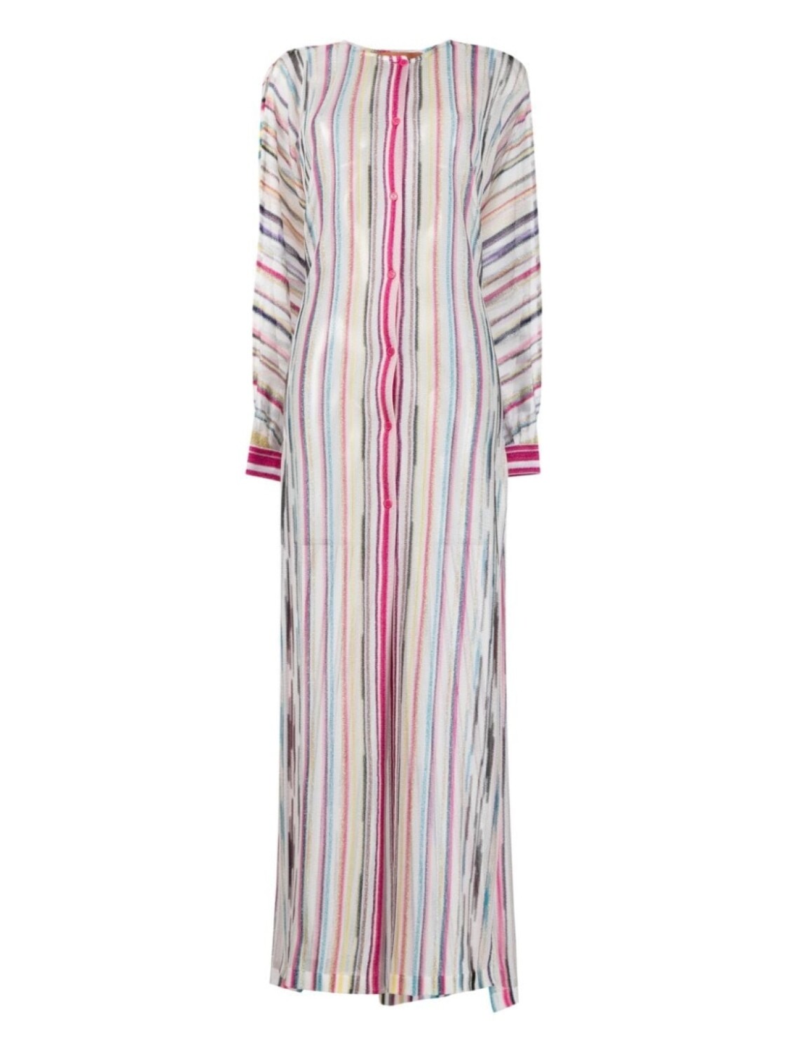 

Missoni пляжная накидка в полоску, нейтральный цвет