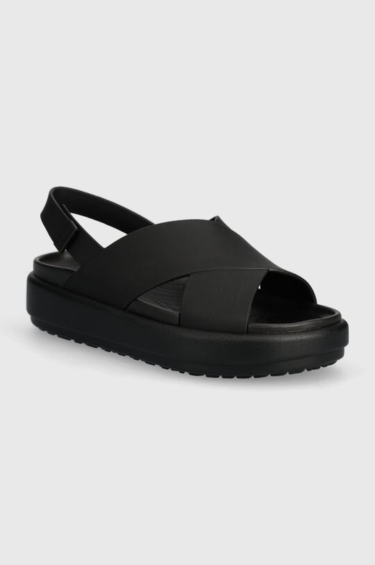 

Босоножки Brooklyn Luxe с ремешками Crocs, черный