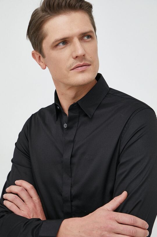 

Рубашка Армани Обмен Armani Exchange, черный
