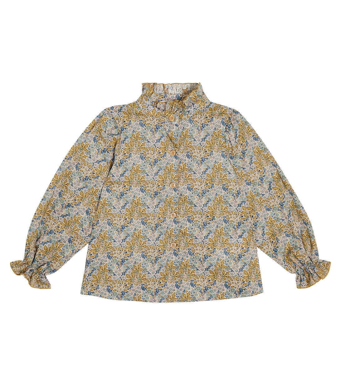 Хлопковая блузка с цветочным принтом Paade Mode, разноцветный блузка с цветочным принтом xs разноцветный