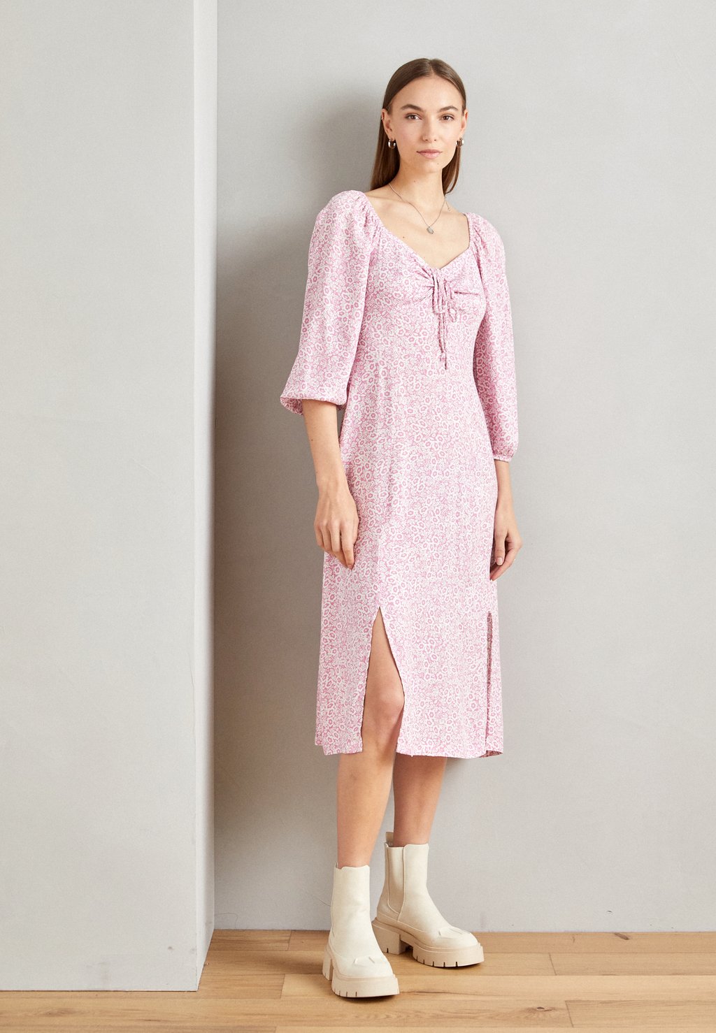 Летнее платье Marks & Spencer, розовый