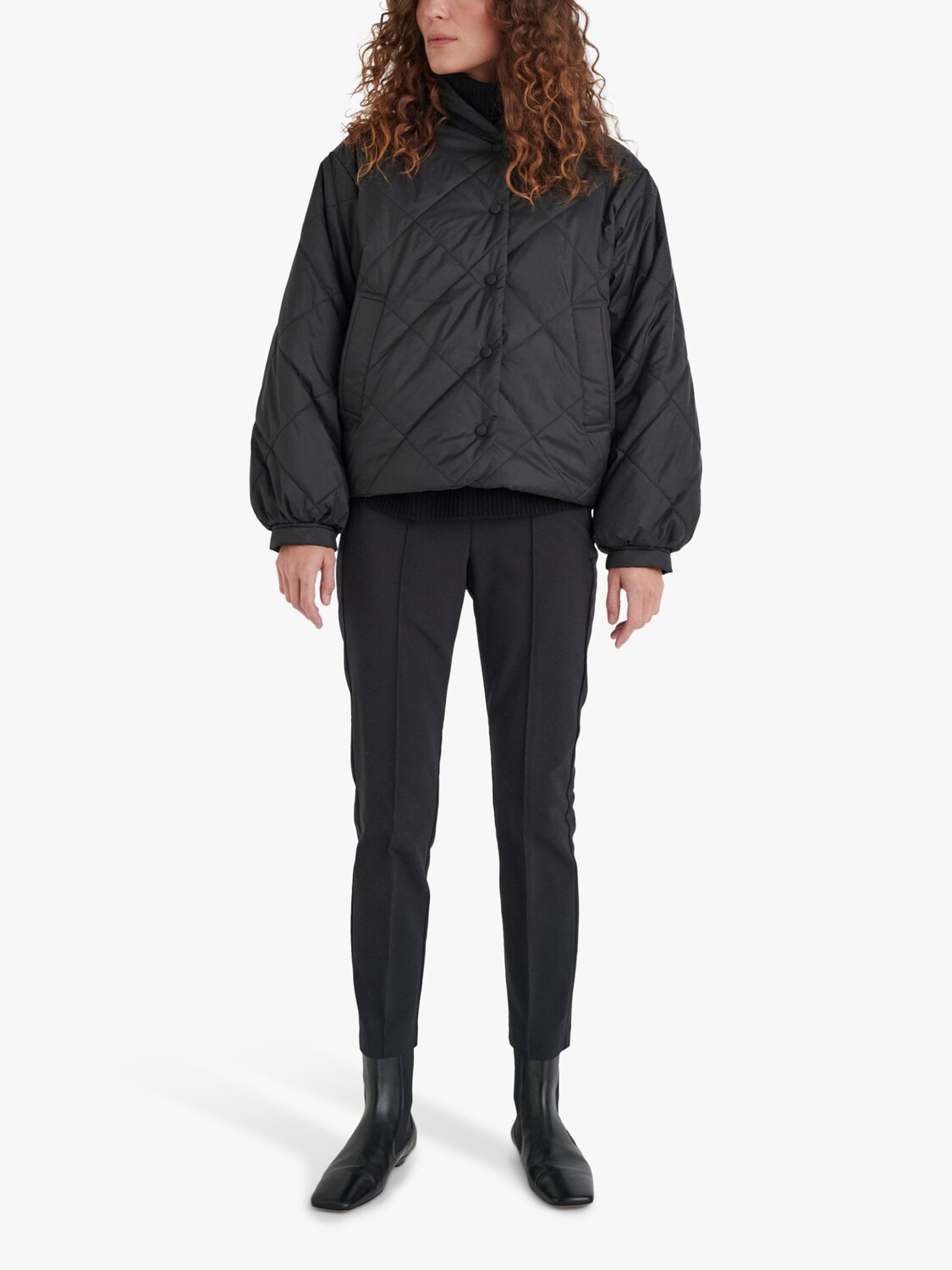 

Стеганая куртка InWear Onuma, черная, Черный