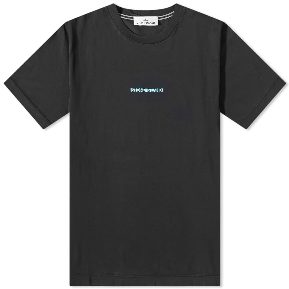 

Футболка Stone Island с микрографикой One, черный