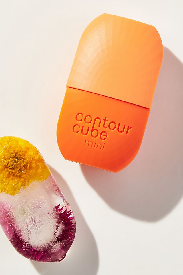 Инструмент для охлаждения лица Mini Contour Cube, персик