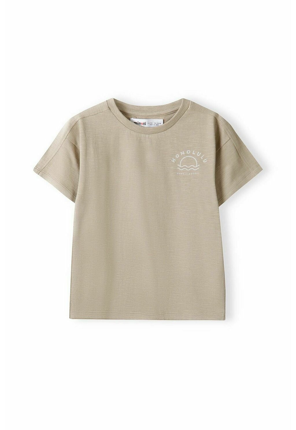 

Футболка с принтом PRINTED SHORT SLEEVE MINOTI, цвет sand