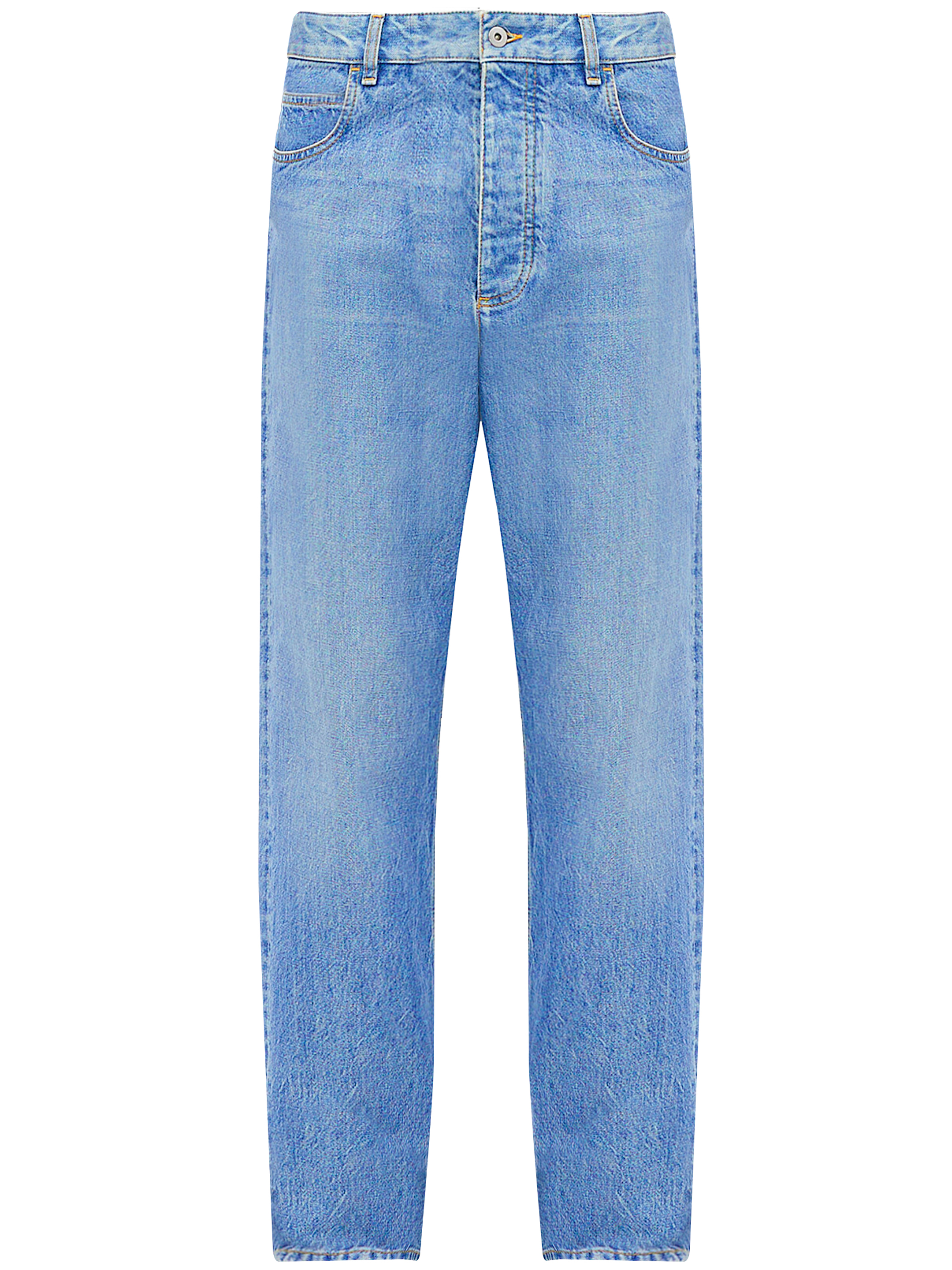 мужские джинсы ripndip sprinkles wide leg denim синий размер 32 Джинсы Bottega Veneta Wide-leg denim, светло-синий