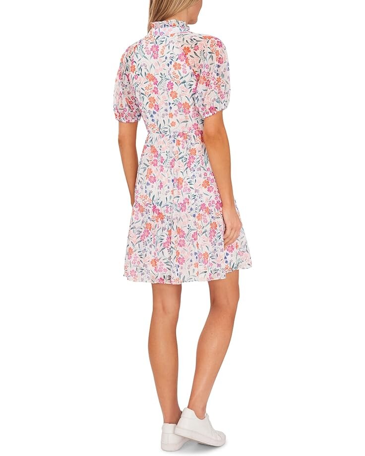 

Платье CeCe V-Neck Babydoll Tiered Dress, цвет New Ivory
