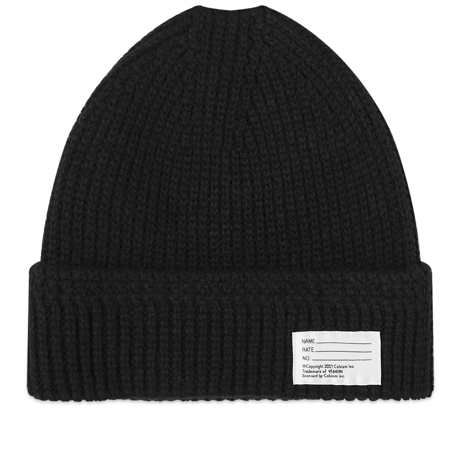 

Шапка Visvim Knit, черный