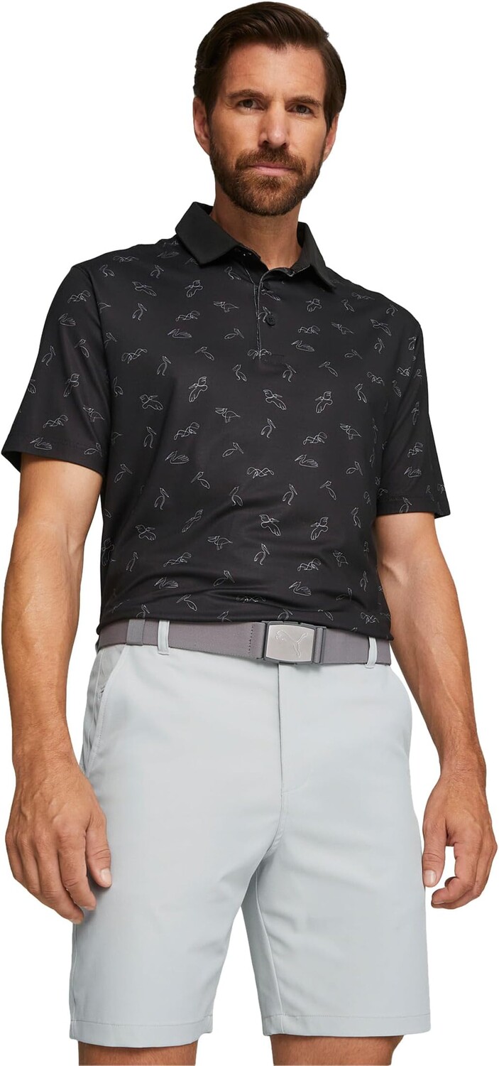 

Рубашка-поло CLOUDSPUN Echo Polo PUMA, цвет Puma Black/White Glow