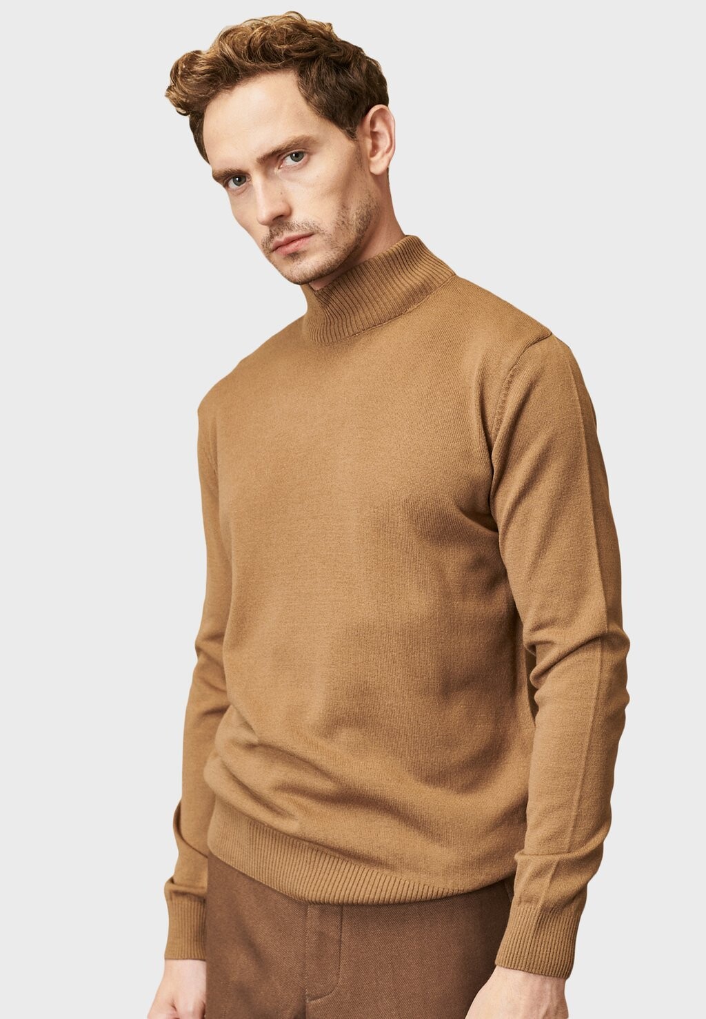 Вязаный свитер STANDARD FIT BASIC MOCK TURTLENECK AC&CO / ALTINYILDIZ CLASSICS, цвет Standard Fit Knitwear Basic Mock Turtleneck