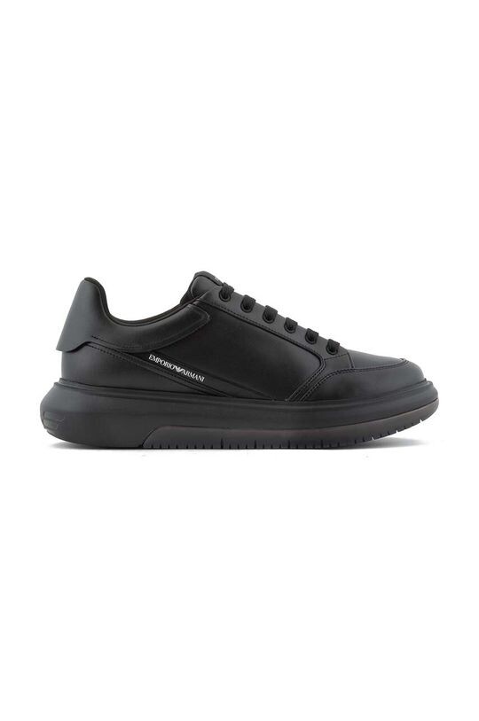 

Кожаные кроссовки Emporio Armani, черный