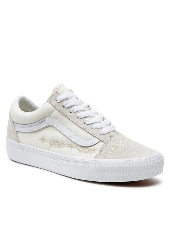 

Кроссовки из ткани Vans, экрю