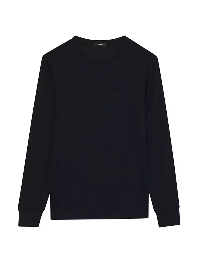 

Футболка с длинными рукавами Essential Anemone Milano Theory, черный