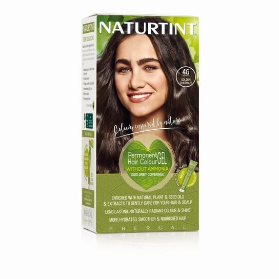 

Краска для волос 4г Золотой Каштан с многофункциональной маской, 1 шт. Naturtint