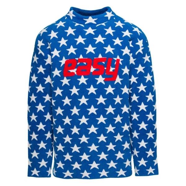 

Свитер easy fleece sweater knit Erl, синий