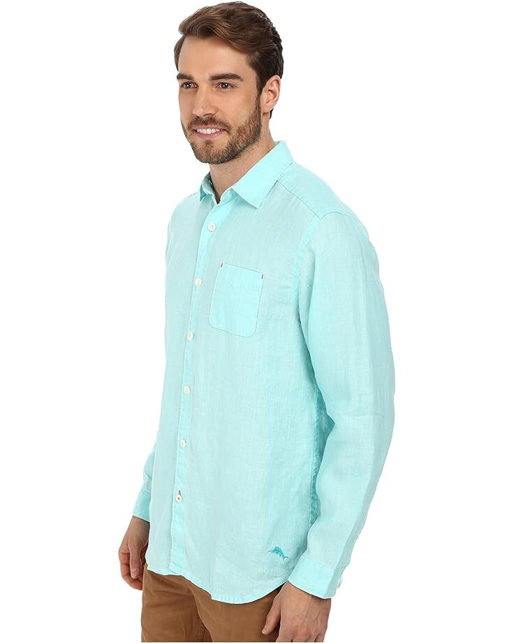 

Рубашка Tommy Bahama Sea Glass Breezer Long Sleeve Shirt, цвет Lawn Chair