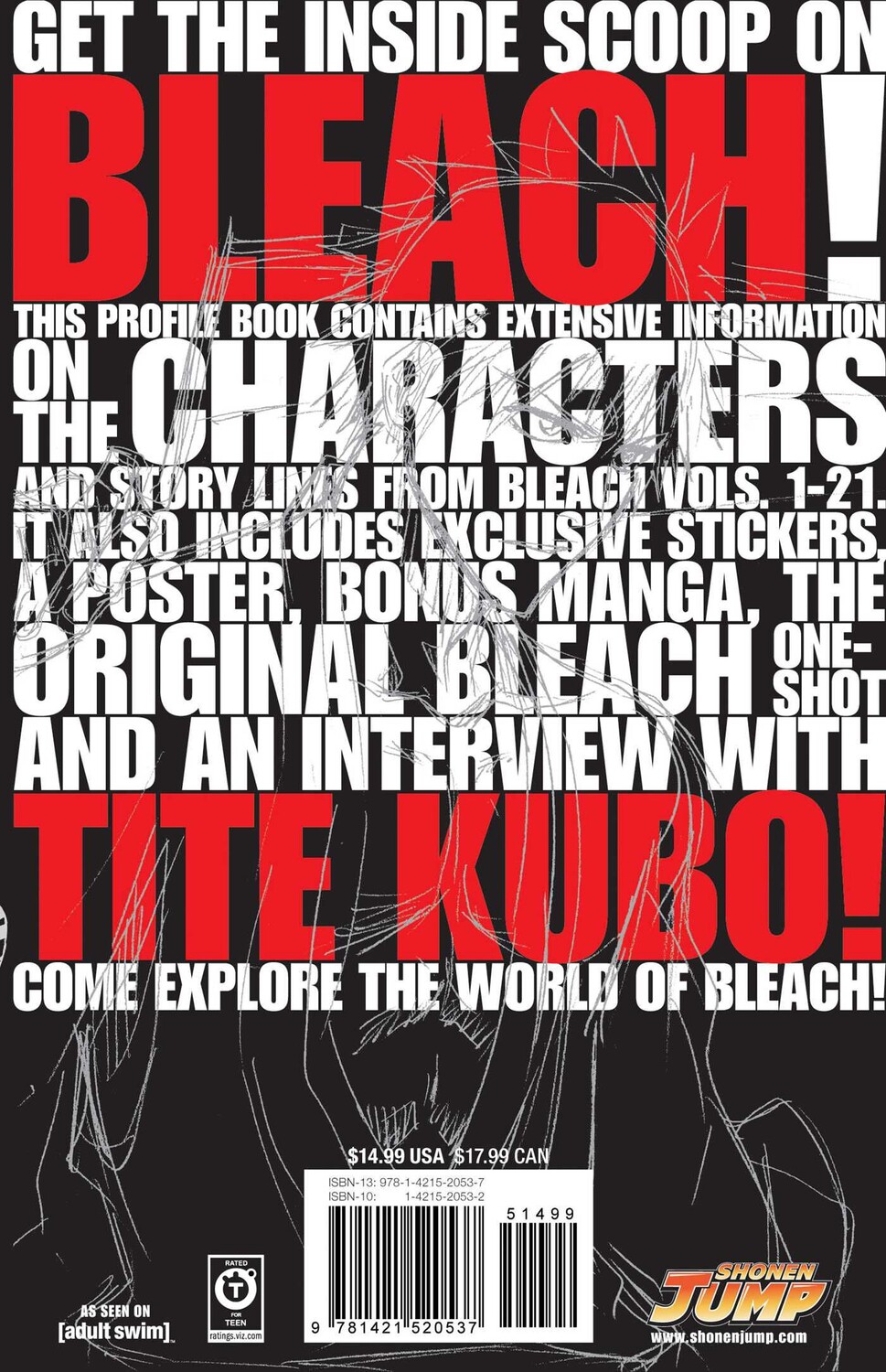 

Манга BLEACH Official Character Book 1: SOULs.