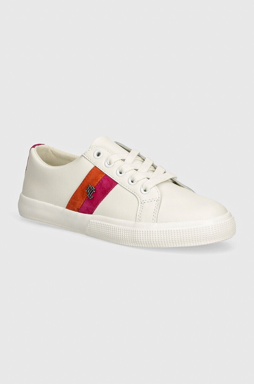 

Lauren Ralph Lauren Janson II кожаные кроссовки, белый