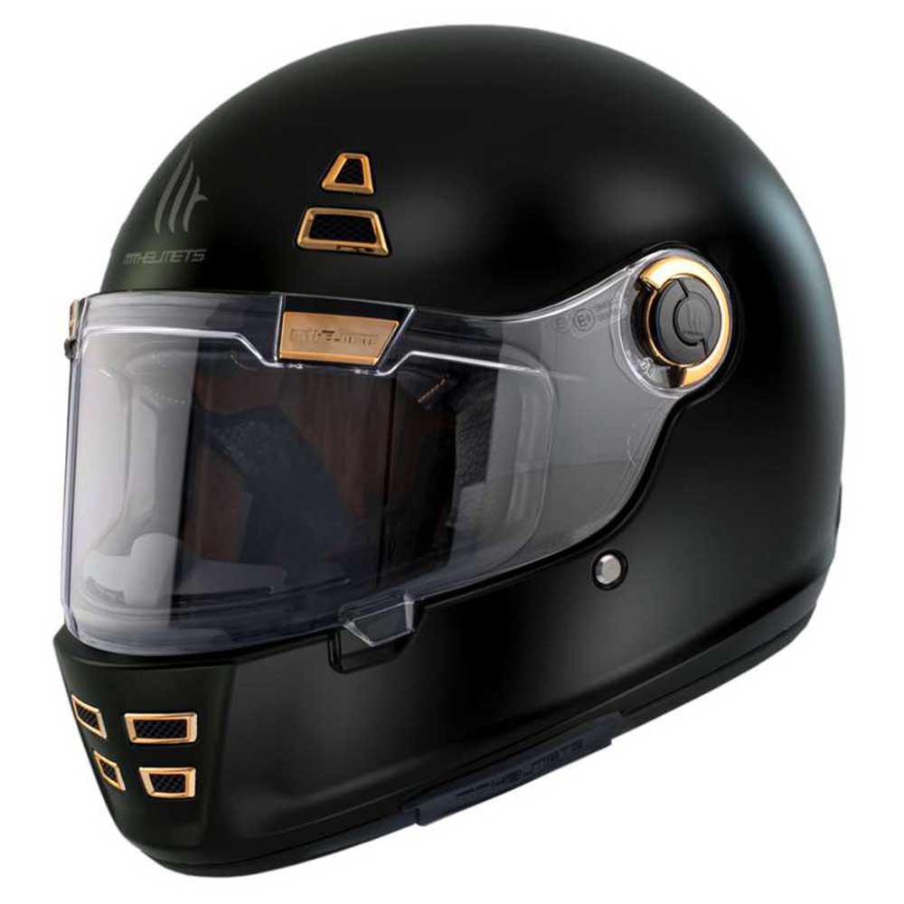 цена Шлем полнолицевой MT Helmets Jarama Solid, черный