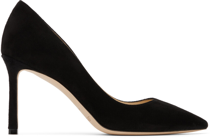 

Черные туфли Роми 85 на каблуках Jimmy Choo, Черный