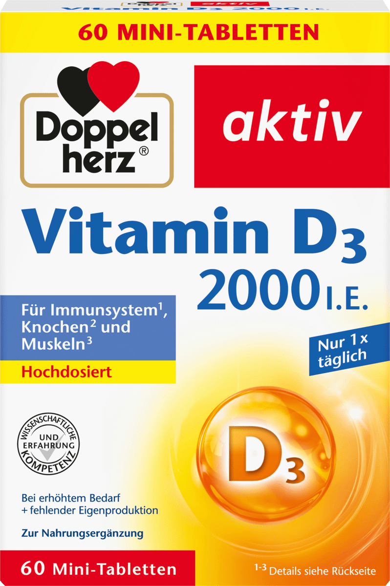Витамин Д3 2000МЕ 24,90г Doppelherz витамины антиоксиданты минералы фортевит витамин д3 2000ме