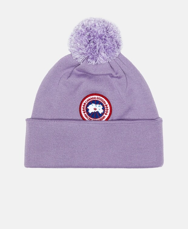 

Шерстяная шапка Canada Goose, сирень