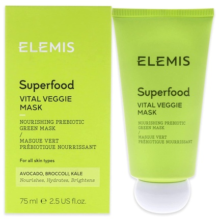 Маска для лица Superfood Veggie, 75 мл, Elemis elemis питательная маска для лица зеленый микс суперфуд superfood vital veggie mask 75 мл