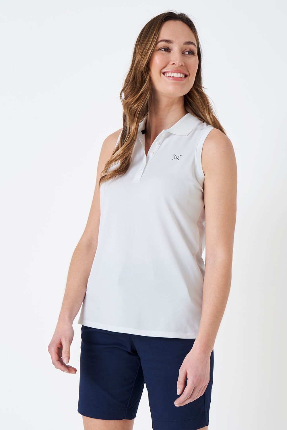 

Повседневная белая рубашка-поло Crew Clothing Company, белый