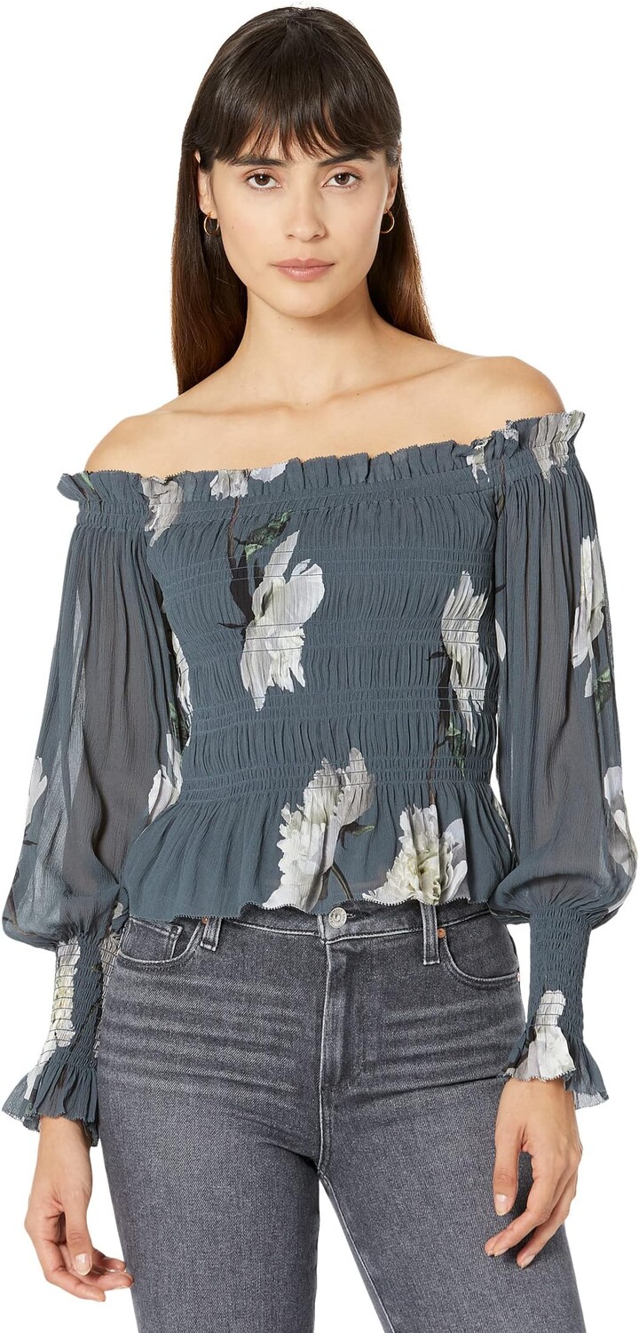

Лара Корделия Топ AllSaints, цвет Smoke Grey