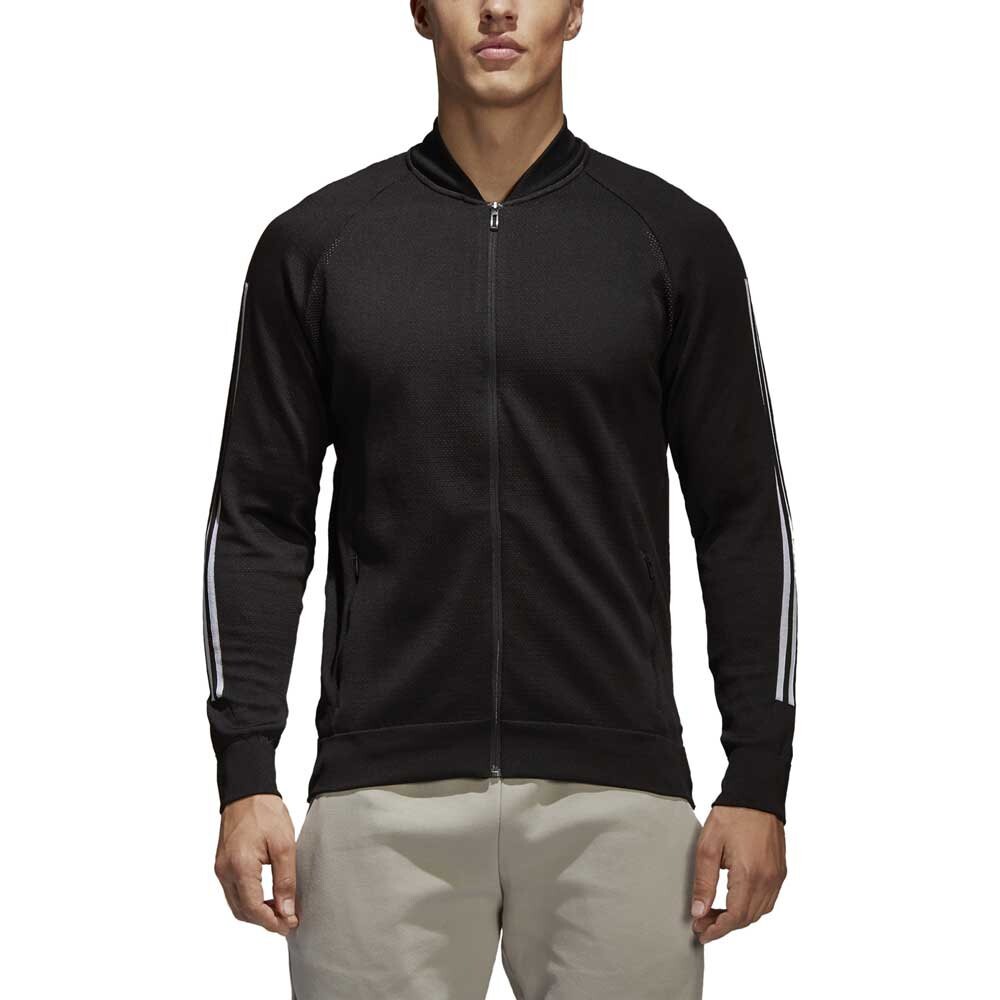 

Толстовка adidas ID Knit Bomber Full Zip, черный
