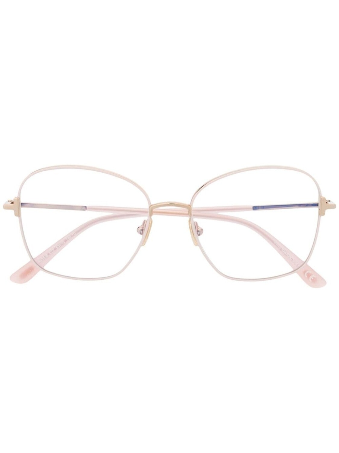 

TOM FORD Eyewear очки в круглой оправе, золотой