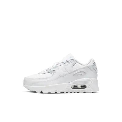 

Кроссовки Nike Air Max 90 LTR, цвет White/Metallic Silver/White/White