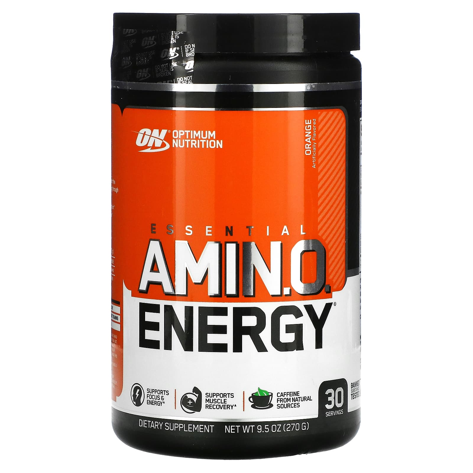 

ESSENTIAL AMIN.O. ENERGY, охладитель с апельсином, 270 г (9,5 унции), Optimum Nutrition