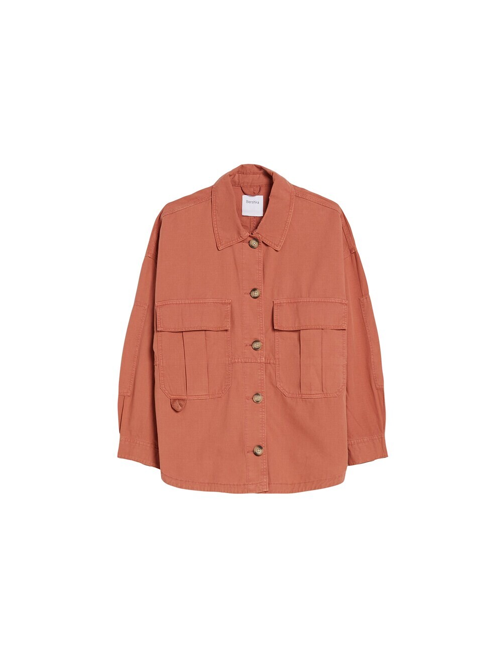 

Межсезонная куртка Bershka, темно-розовый